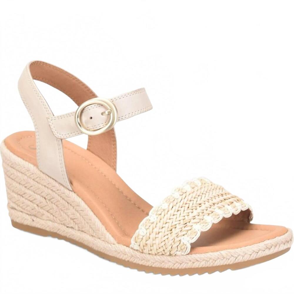 NEW SOFFT women's inez sandal in beige/latte
